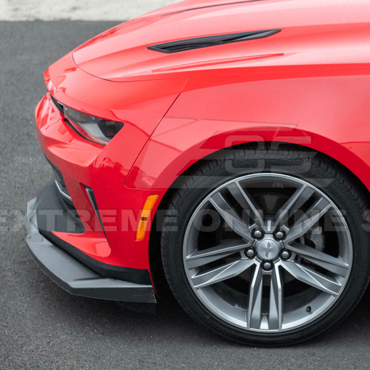 EOS ZL1 Conversion Front Splitter - Hydro-Dip Carbon - 16-18 Camaro
