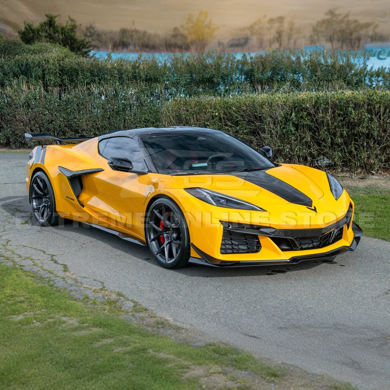 EOS Hood Stripe Decal - C8 Corvette (STRIPE-1076-HOOD)