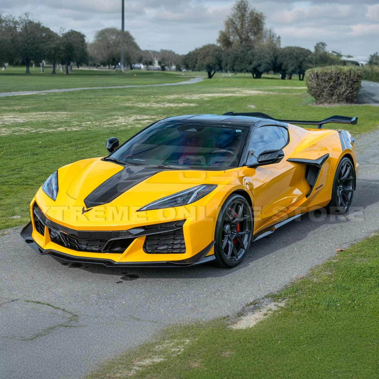EOS Hood Stripe Decal - C8 Corvette