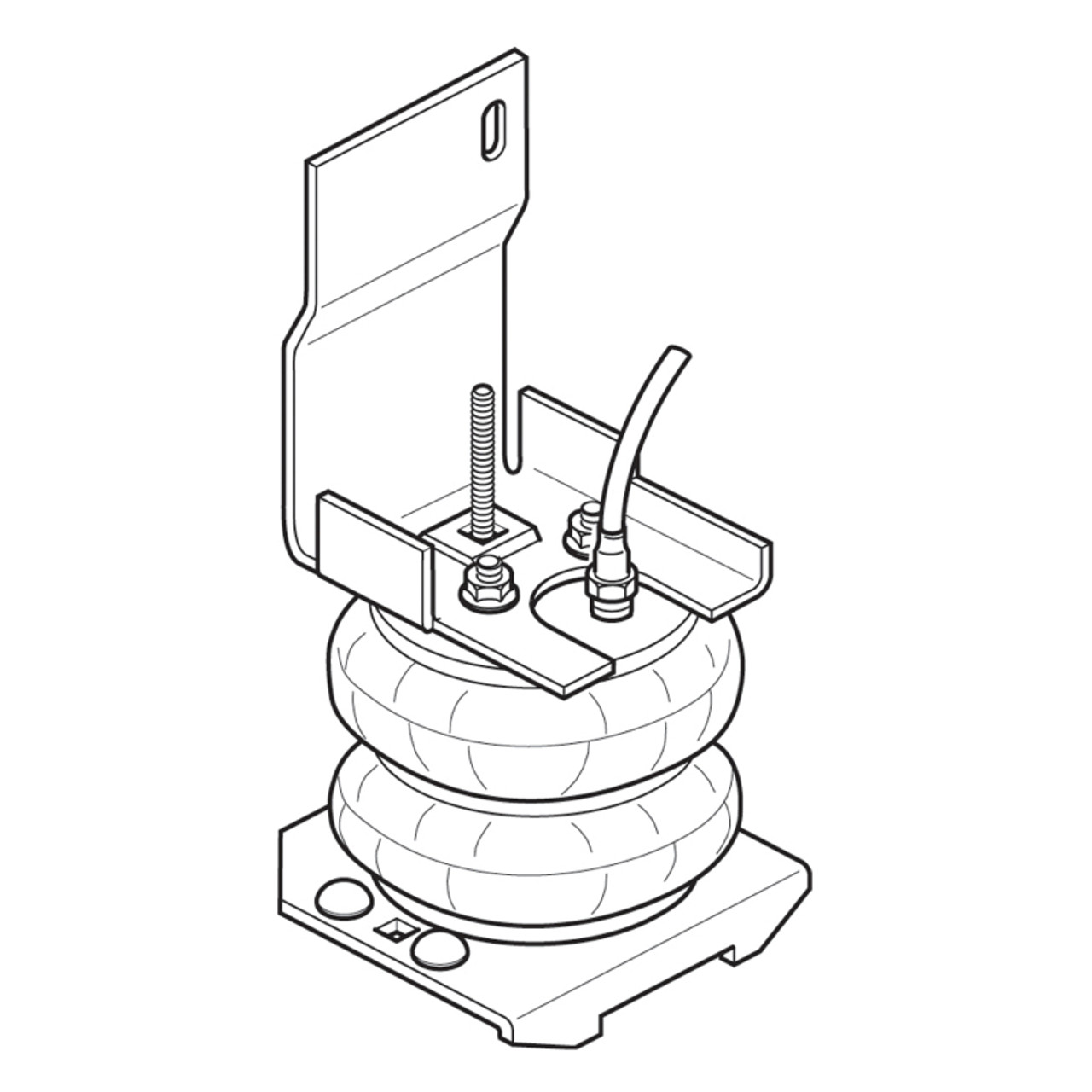 Firestone Ride-Rite Air Helper Spring Kit Rear 92-16 Ford E350 Cutaway (W217602061) - 2061
