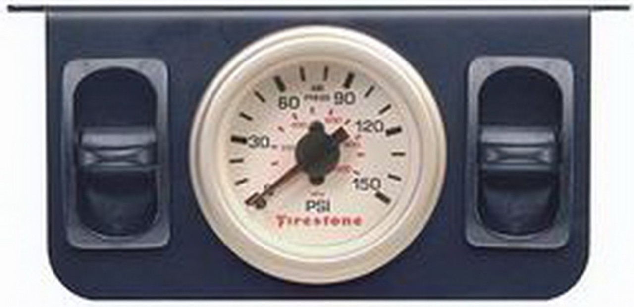 Firestone Air Adjustable Leveling Electric Control Panel w/Dual Gauge 0-150psi - White (WR17602260) - 2260