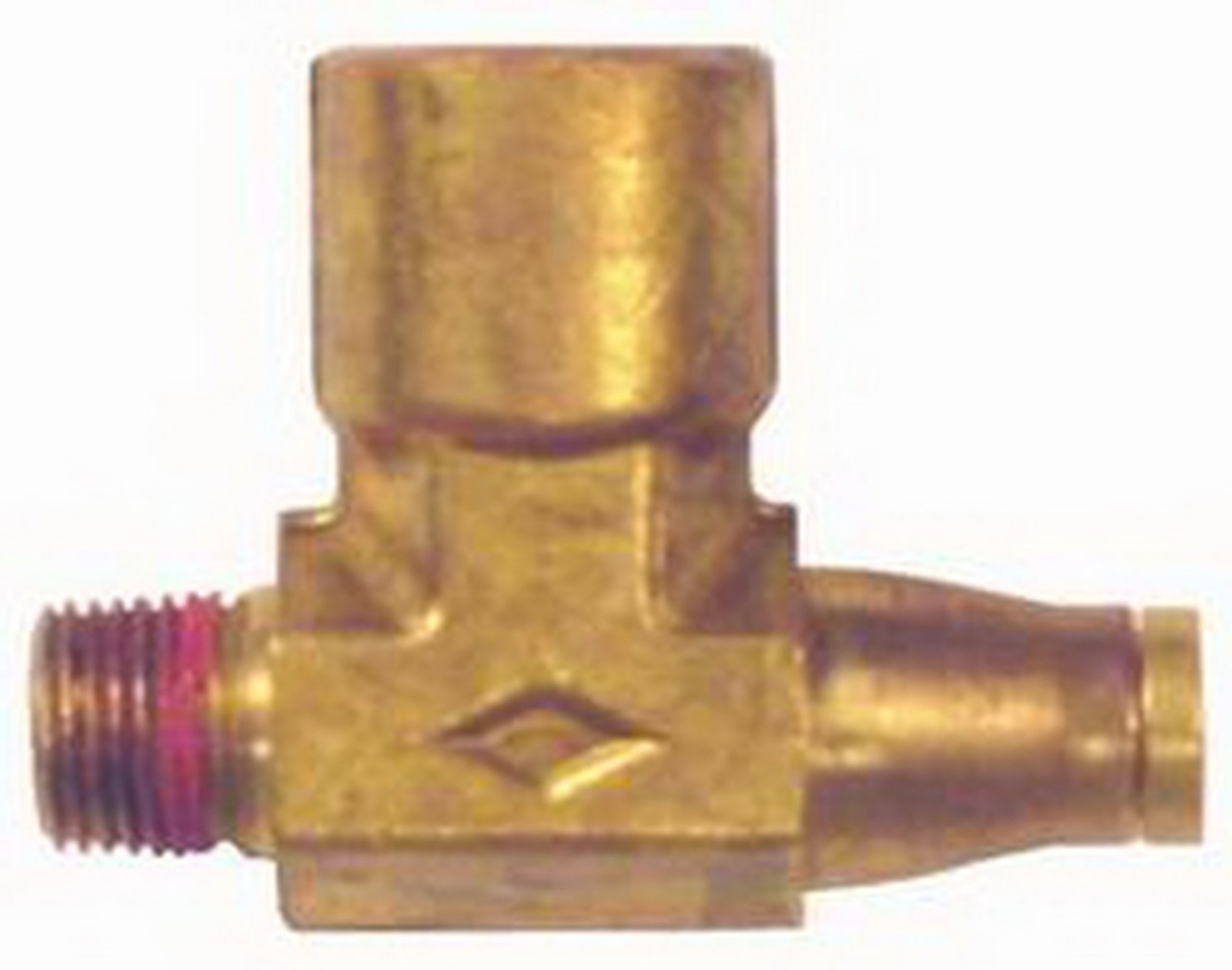 Firestone Compressor Tee 1/4in. x 1/8in. NPMT x 1/8in. NPFT Air Fitting - Single (WR17603066) - 3066