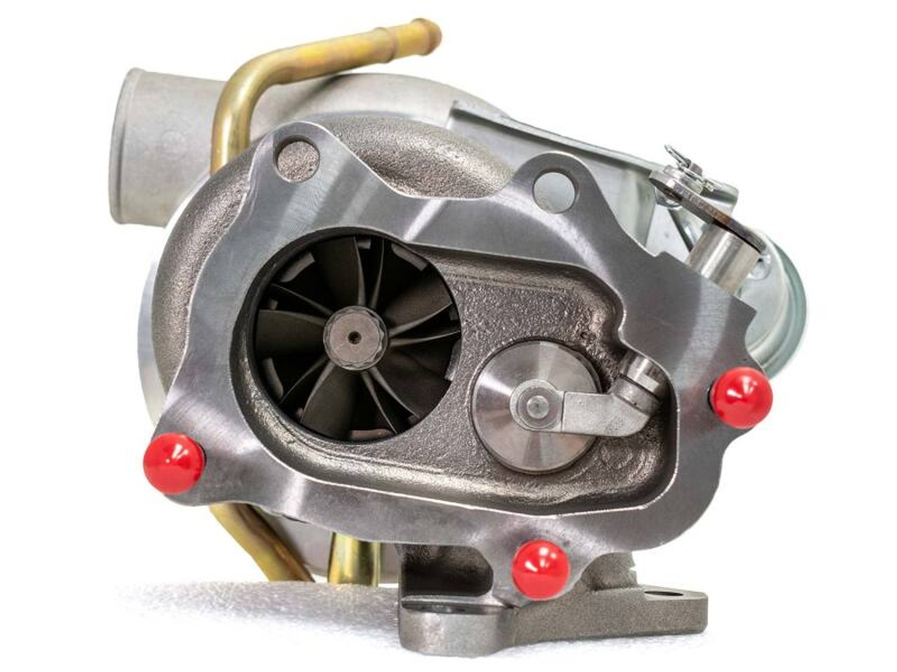 Forced Performance Subaru STi Green UHF Turbo 60mm Black Housing MVI WG w/Oil Line (Drop Ship Only) - 2029101-0502010