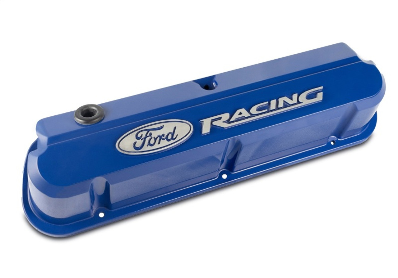 Ford Racing 289-351 Slant Edge Blue Valve Cover - 302-136