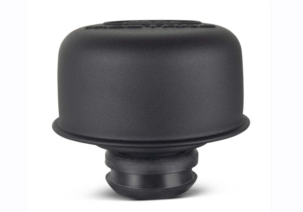 Ford Racing Black Crinkle Finish Breather Cap w/ Ford Racing Logo - Twist Type - 302-216