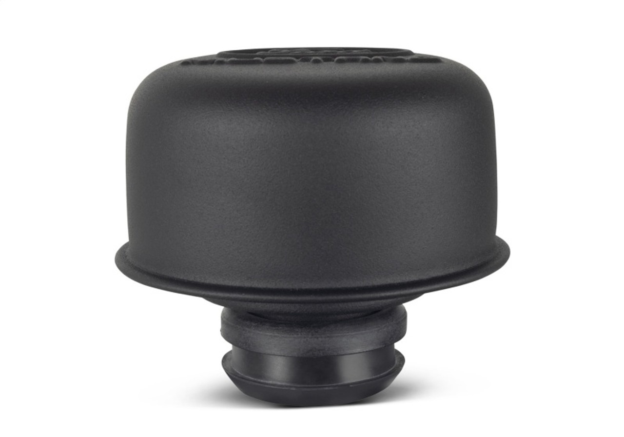 Ford Racing Black Crinkle Finish Breather Cap w/ Ford Racing Logo - Twist Type - 302-216