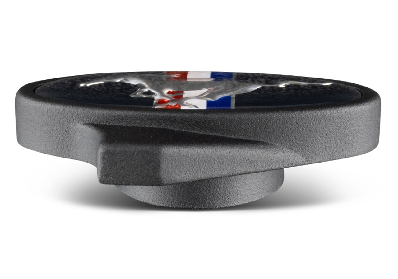 Ford Racing Black Finish Mustang Logo Air Cleaner Nut - 302-338