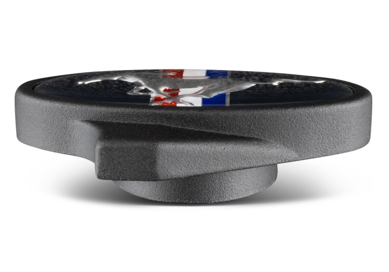 Ford Racing Black Finish Mustang Logo Air Cleaner Nut - 302-338
