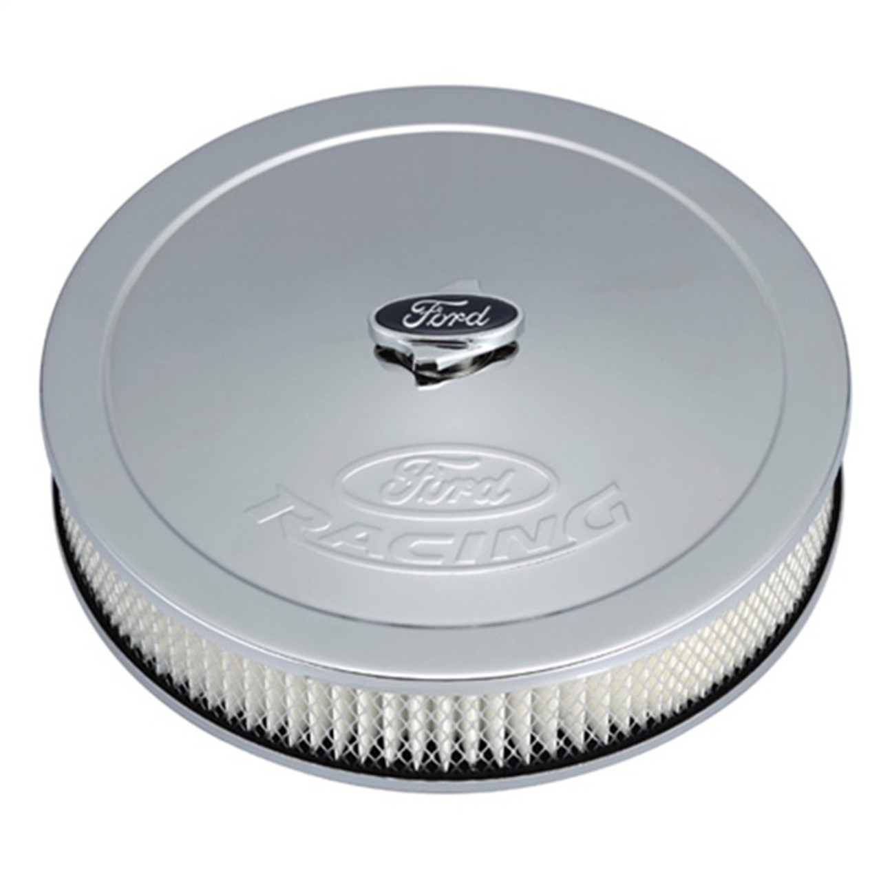 Ford Racing Chrome Air Cleaner w/ Emblem - 302-350