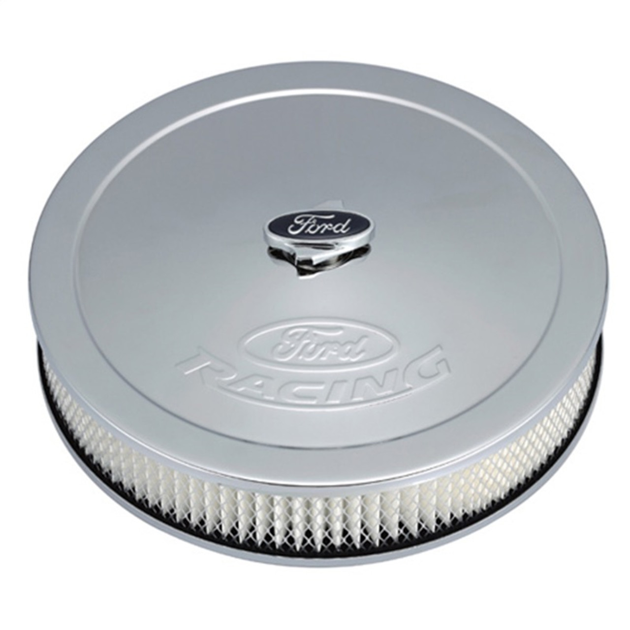 Ford Racing Chrome Air Cleaner w/ Emblem - 302-350