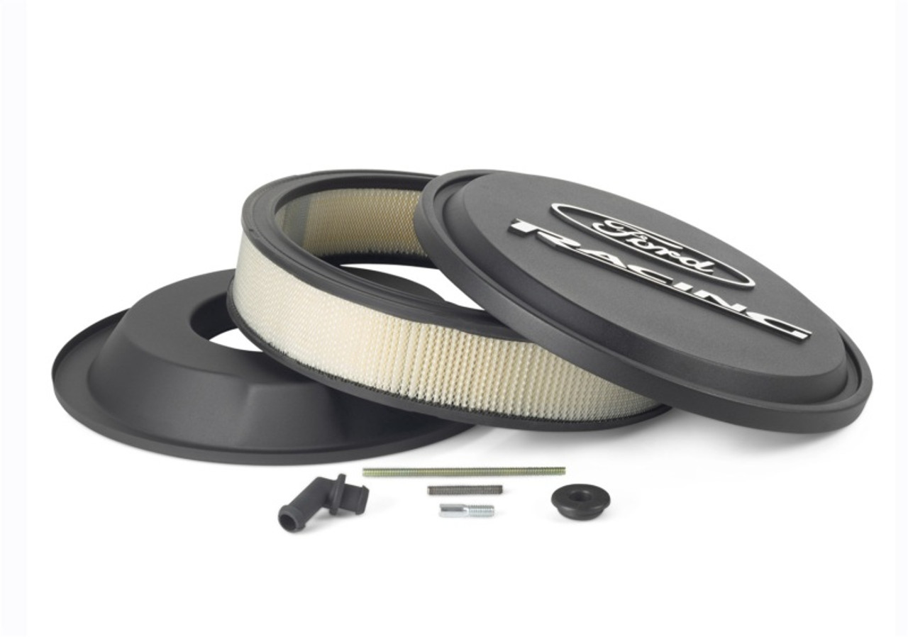 Ford Racing Black Slant Edge Air Cleaner Assembly - 302-380