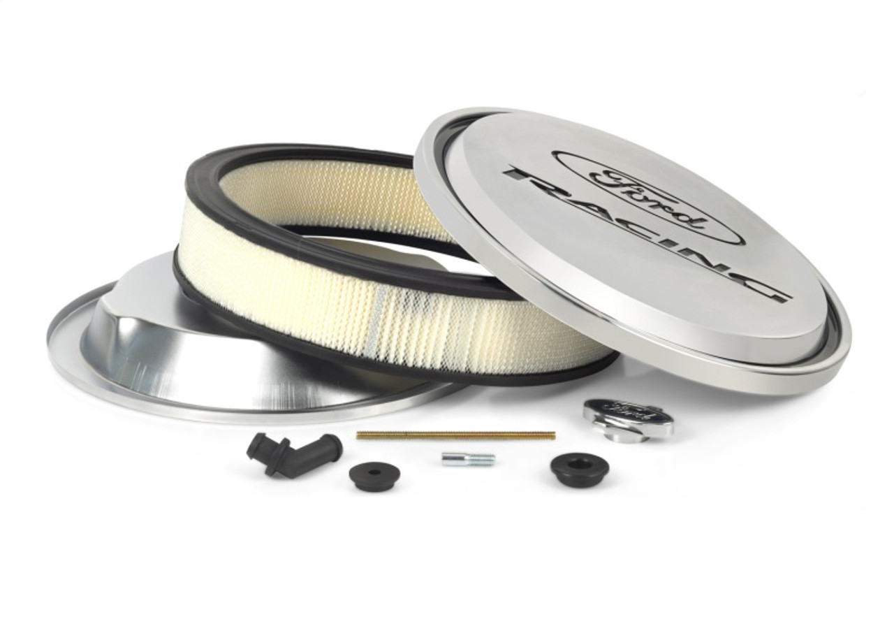 Ford Racing Polished Slant Edge Air Cleaner - 302-383