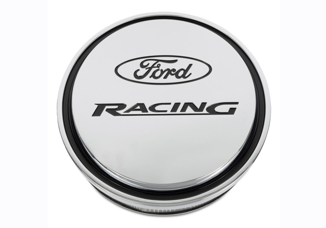Ford Racing Chrome Slant Edge Air Cleaner Assembly - 302-384