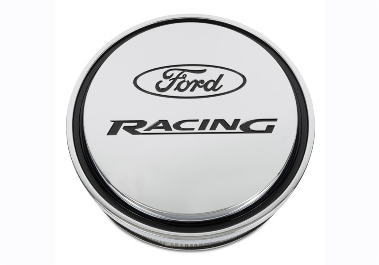 Ford Racing Chrome Slant Edge Air Cleaner Assembly - 302-384