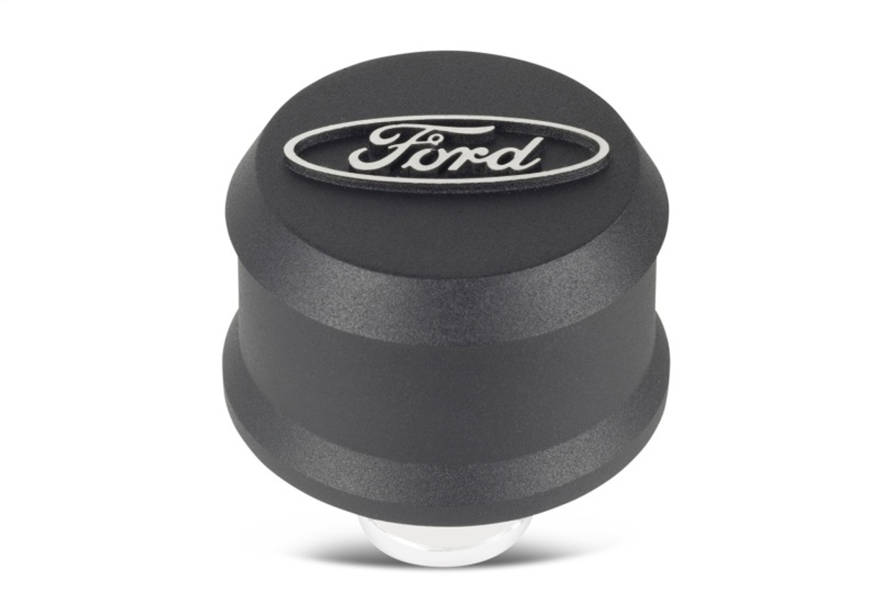 Ford Racing Slant Edge Breather - Black - 302-435