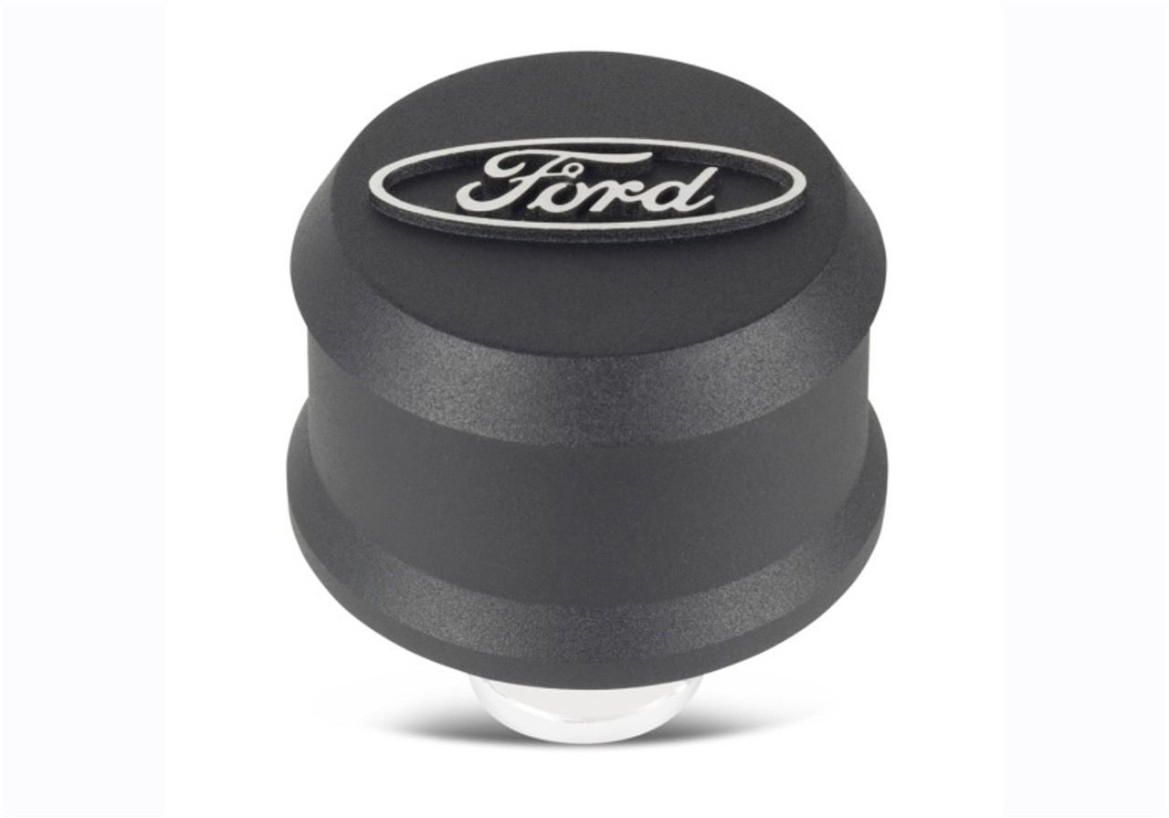 Ford Racing Slant Edge Breather - Black - 302-435