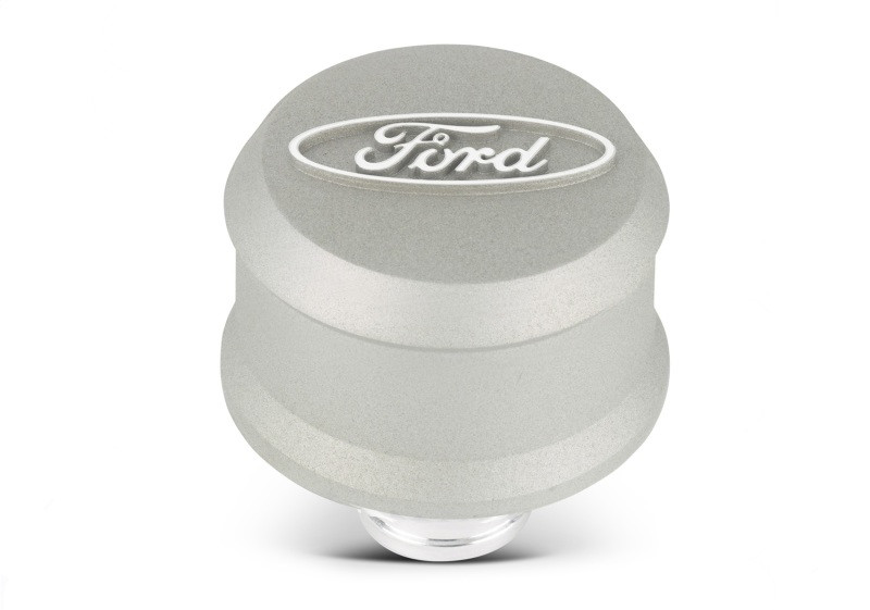 Ford Racing Grey Breather Cap w/ Ford Logo - 302-437