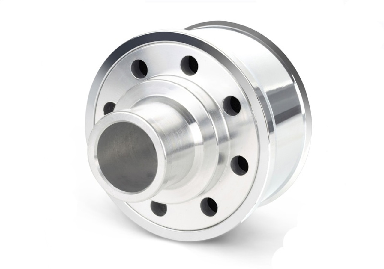 Ford Racing Slant Edge Breather - Chrome - 302-439