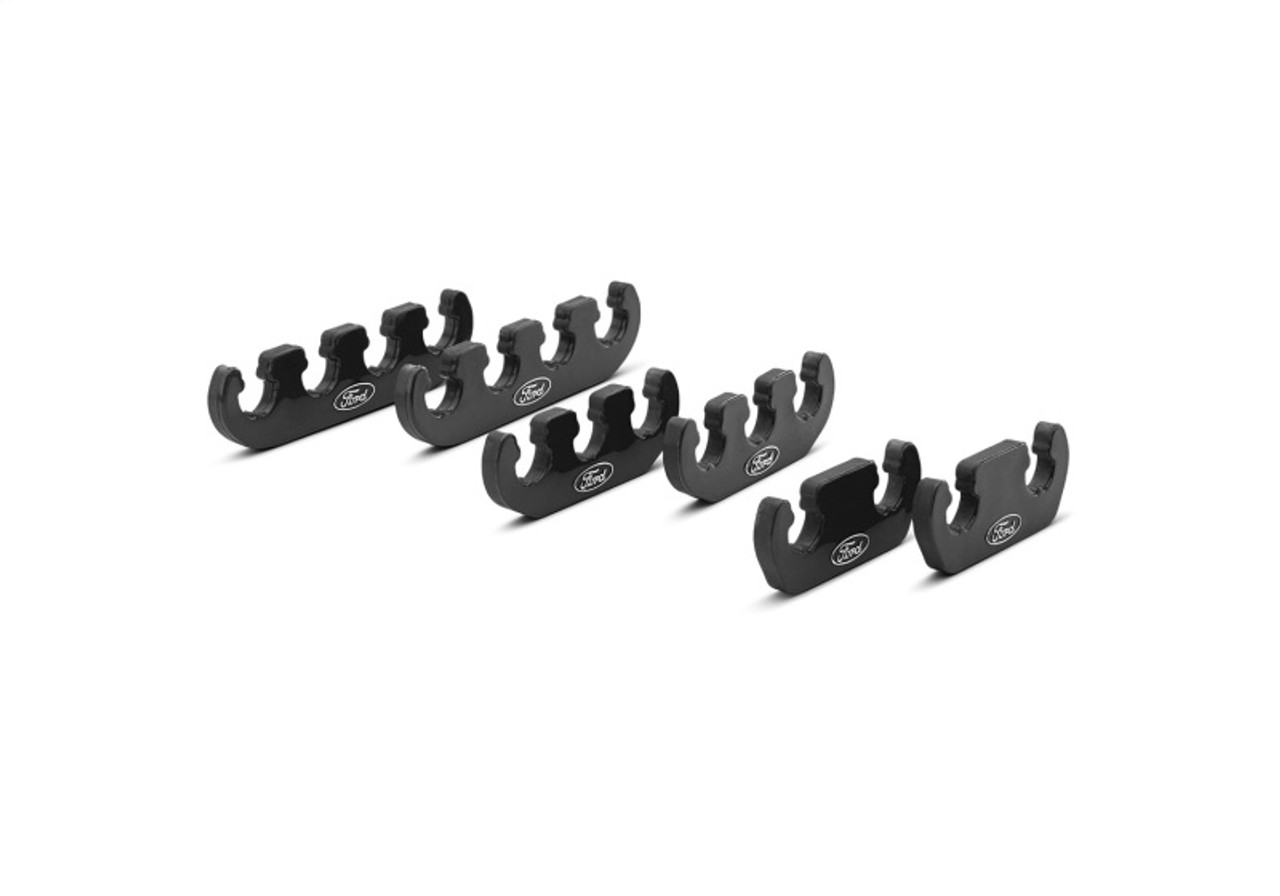 Ford Racing Wire Dividers 4 to 3 to 2 - Black w/ White Ford Logo - 302-641