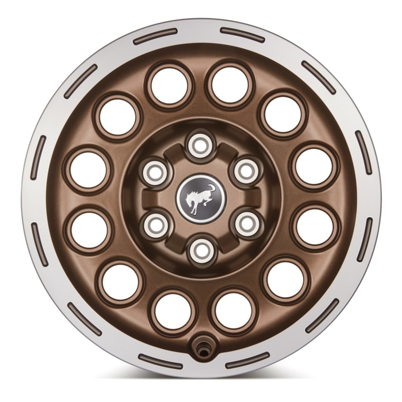 Ford Racing Bronco 17x8.0in Single Wheel - Sinister Bronze - M-1007-P1780BRN