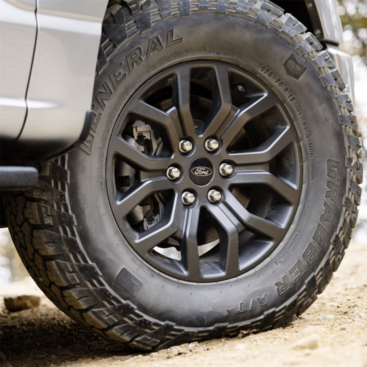Ford Racing 15-22 F-150 18x7.5in Matte Gray Wheel Kit - M-1007K-1875G