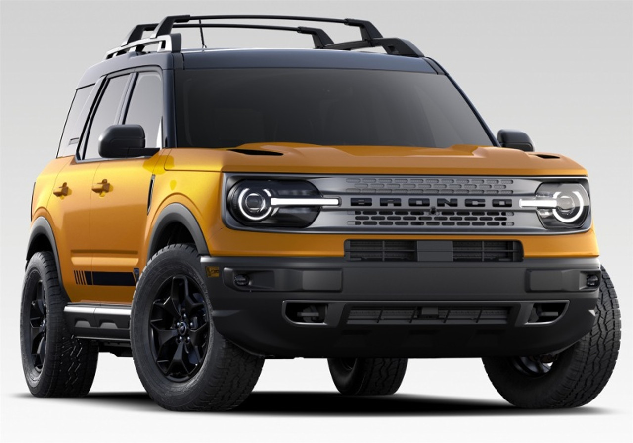 Ford Racing 21-22 Bronco Sport 17 Wheel Kit - Gloss Black - M-1007K-BS17GB
