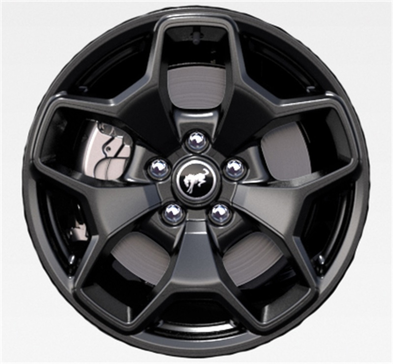 Ford Racing 21-22 Bronco Sport 17 Wheel Kit - Gloss Black - M-1007K-BS17GB