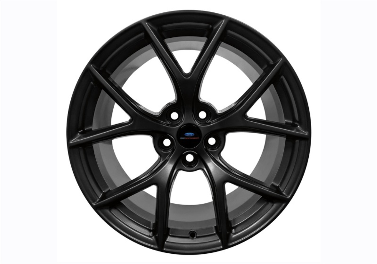 Ford Racing 15-20 Mustang19x10.5in & 19x11in Wheel Kit w/TPMS - Matte Black - M-1007K-DC19XMB