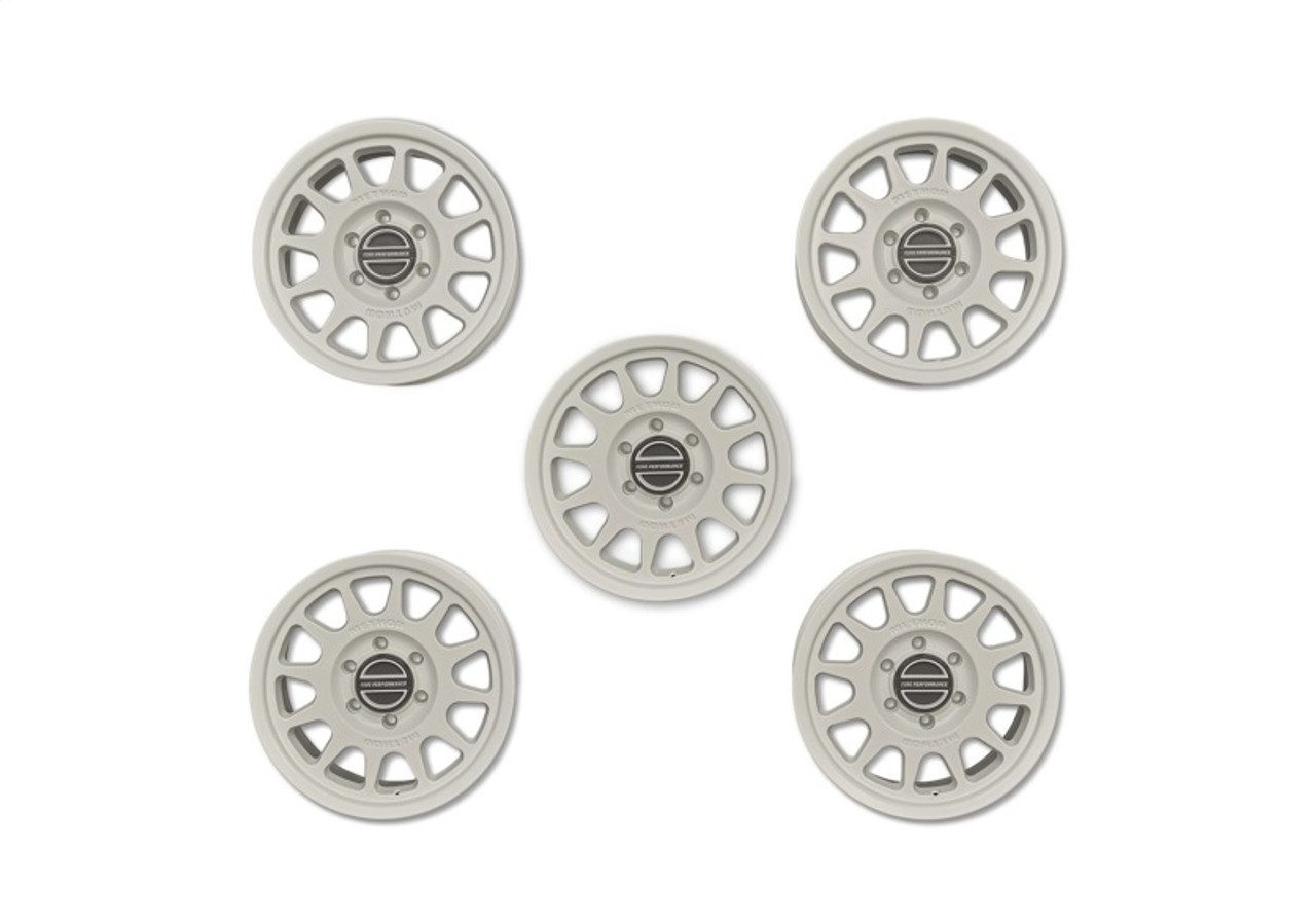 Ford Racing Bronco 17x8.5in Method Wheel & Center Cap - White - M-1007K-M1785KW