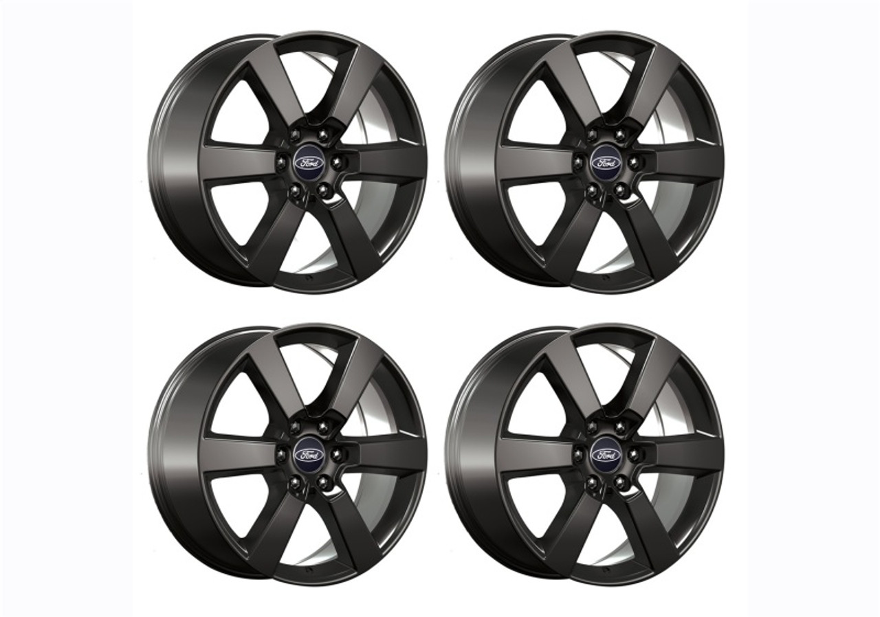 Ford Racing 15-16 F-150 20in x 8.5in Wheel Set with TPMS Kit - Matte Black - M-1007K-P20XB