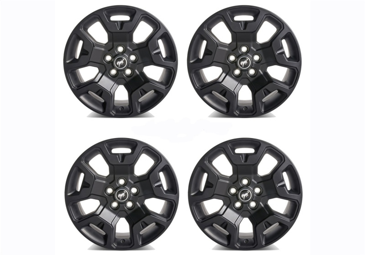 Ford Racing 2021+ Bronco Sport 17in Low Gloss Black Wheel Kit - M-1007K-S17BSB