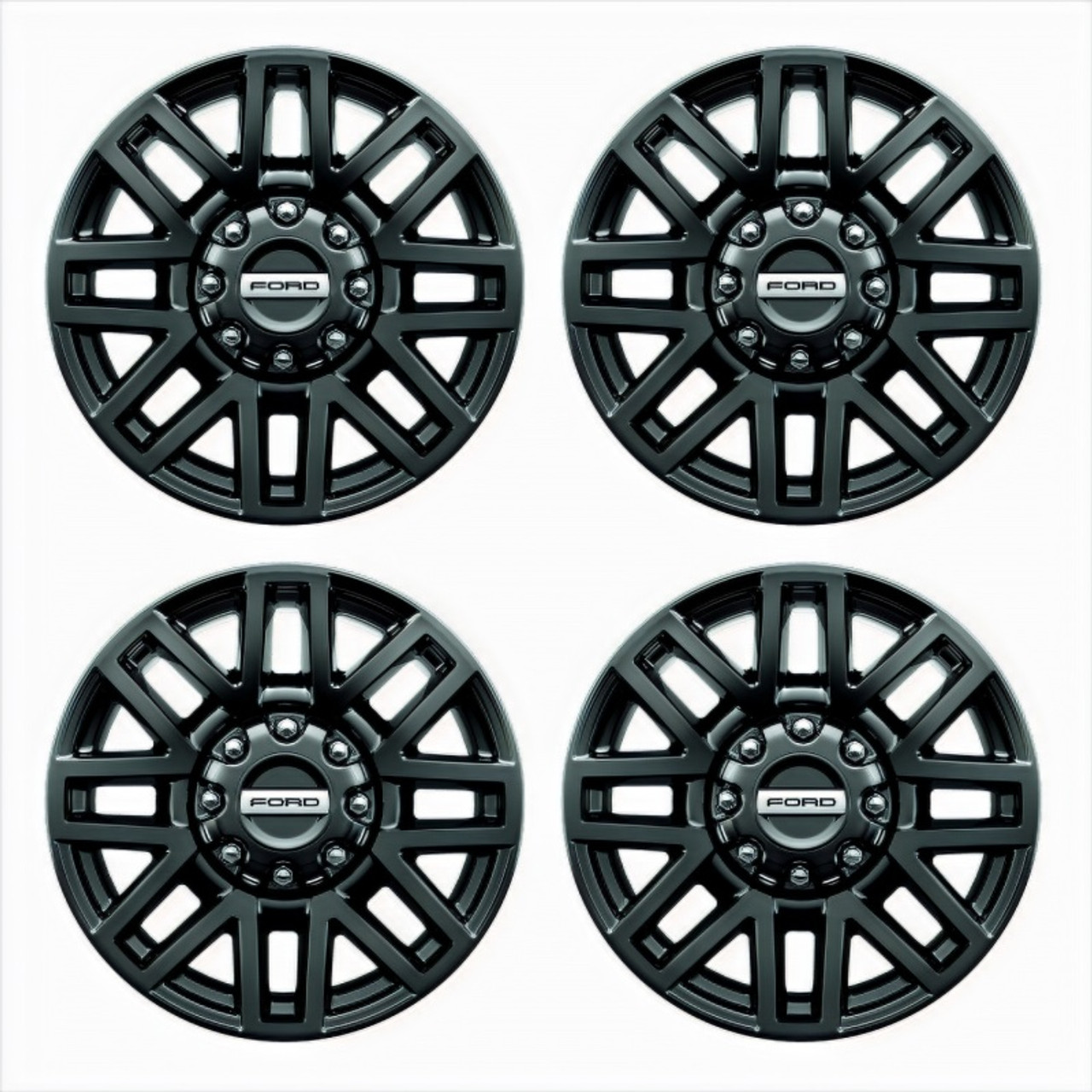 Ford Racing 05-22 F-Super Duty 20in x 8in Wheel Package w/TPMS Kit - Black - M-1007K-SU2008EB