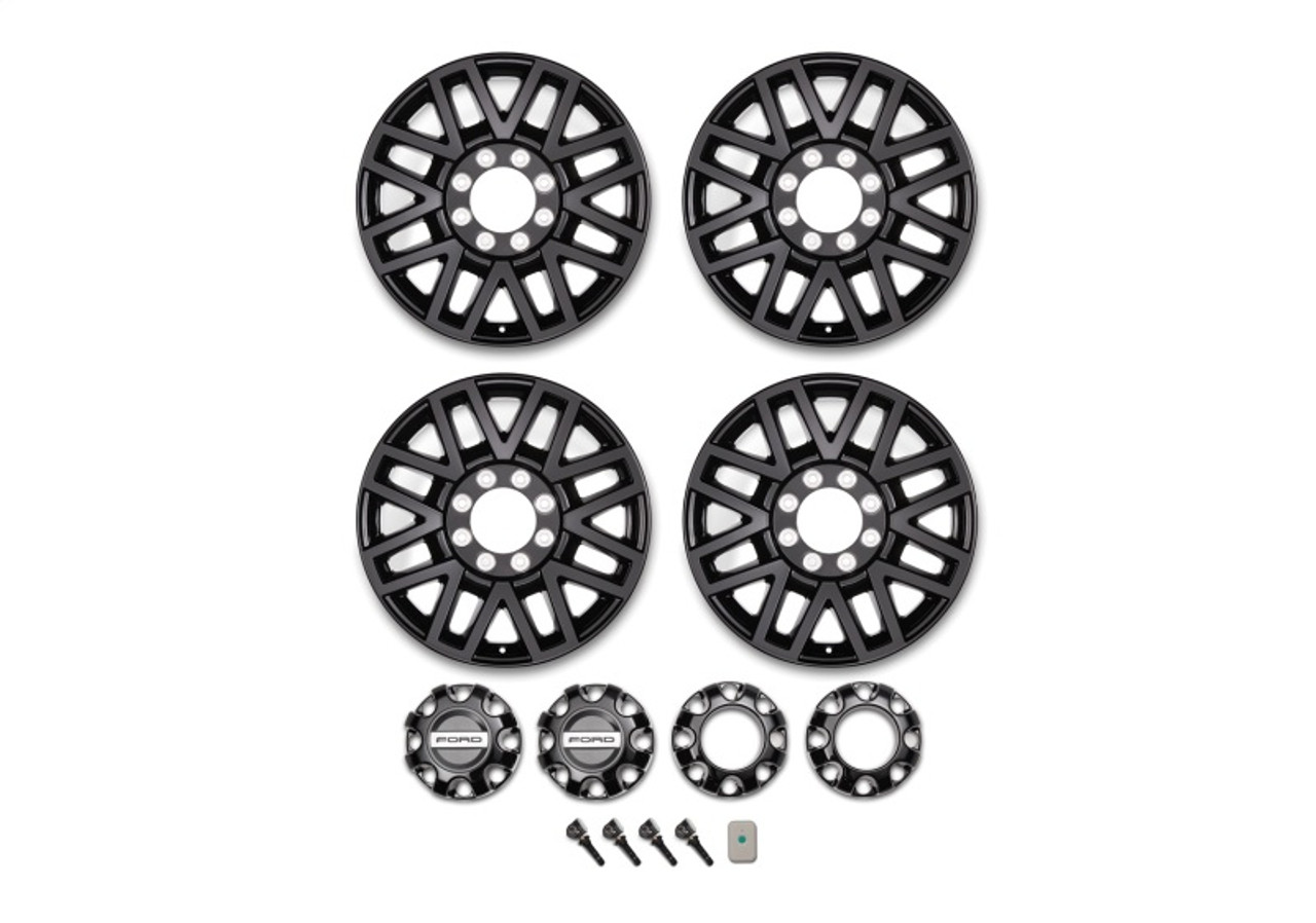 Ford Racing 05-22 F-Super Duty 20in x 8in Wheel Package w/TPMS Kit - Black - M-1007K-SU2008EB