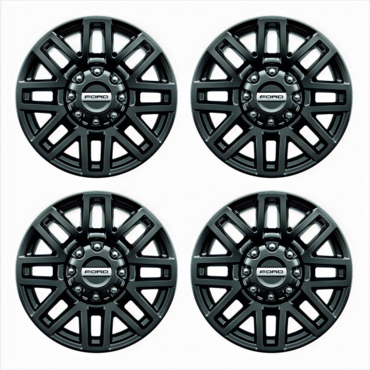 Ford Racing 23-24 Super Duty 20x8in Premium Black Painted Aluminum Wheel - M-1007K-SU2008EB2