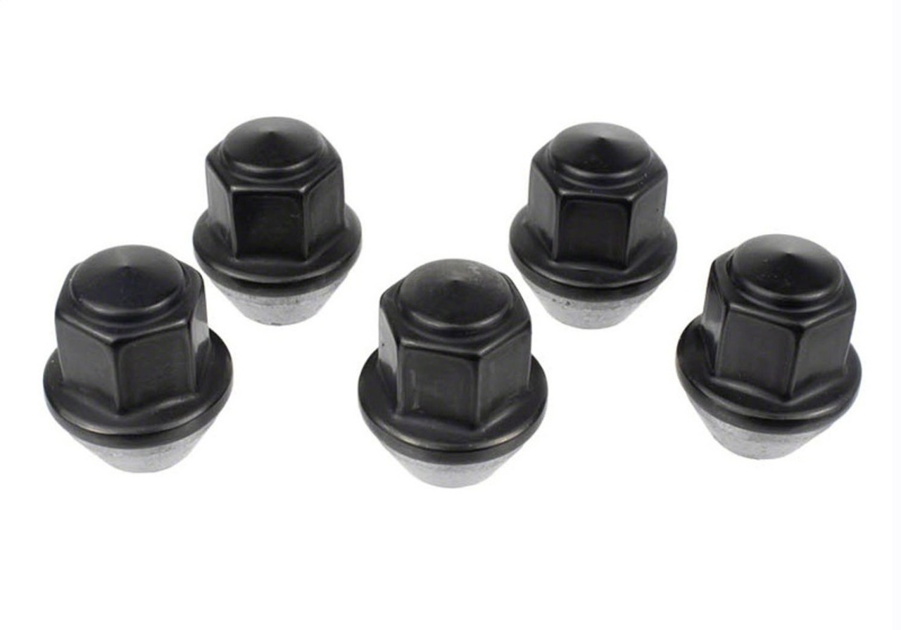 Ford Racing M12 x 1.5 Black Lug Nut - Set of 5 - M-1012-BSB