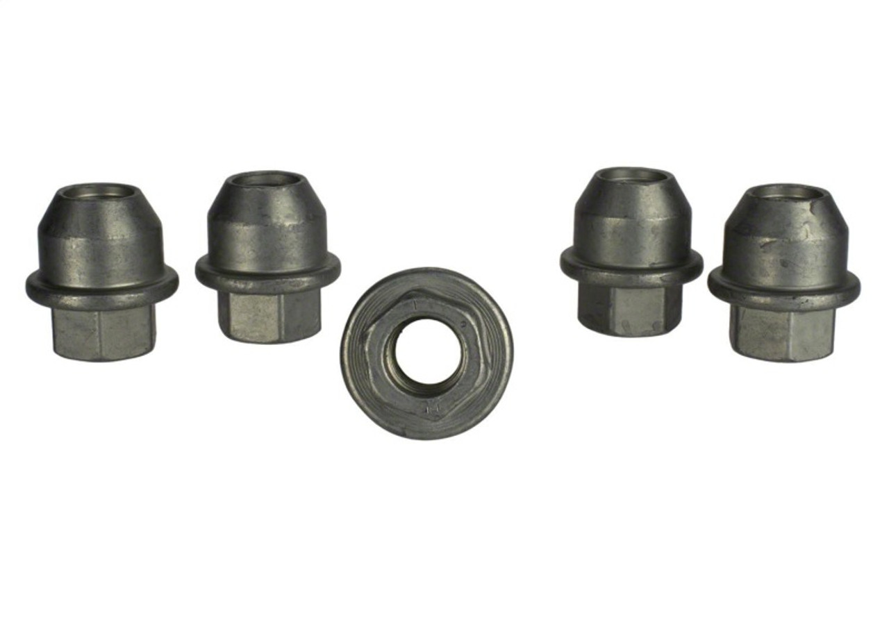 Ford Racing 05-14 Mustang 1/2in -20 Thread Cone Seat Open Lug Nut Kit (5 Lug Nuts) - M-1012-H