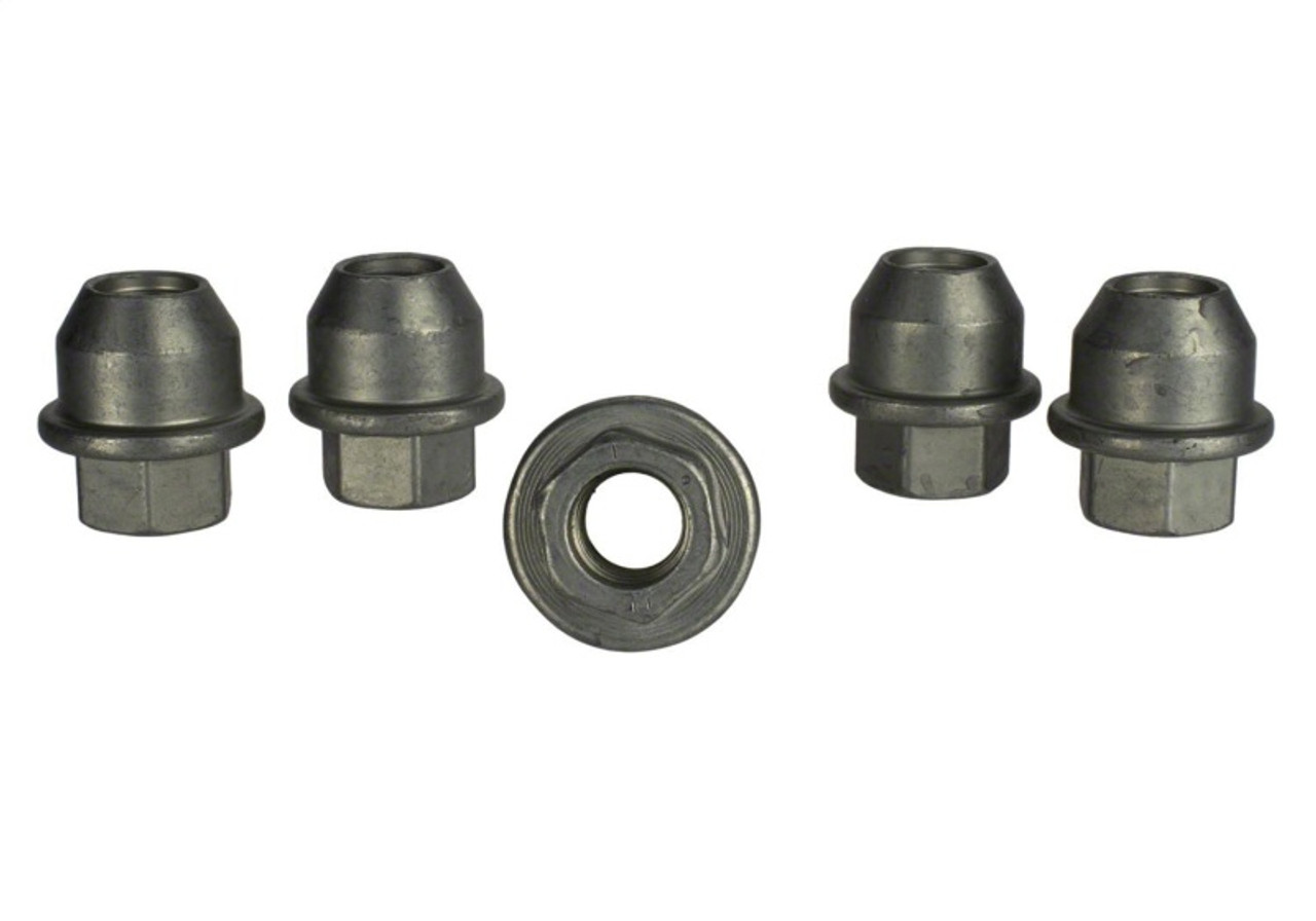 Ford Racing 05-14 Mustang 1/2in -20 Thread Cone Seat Open Lug Nut Kit (5 Lug Nuts) - M-1012-H