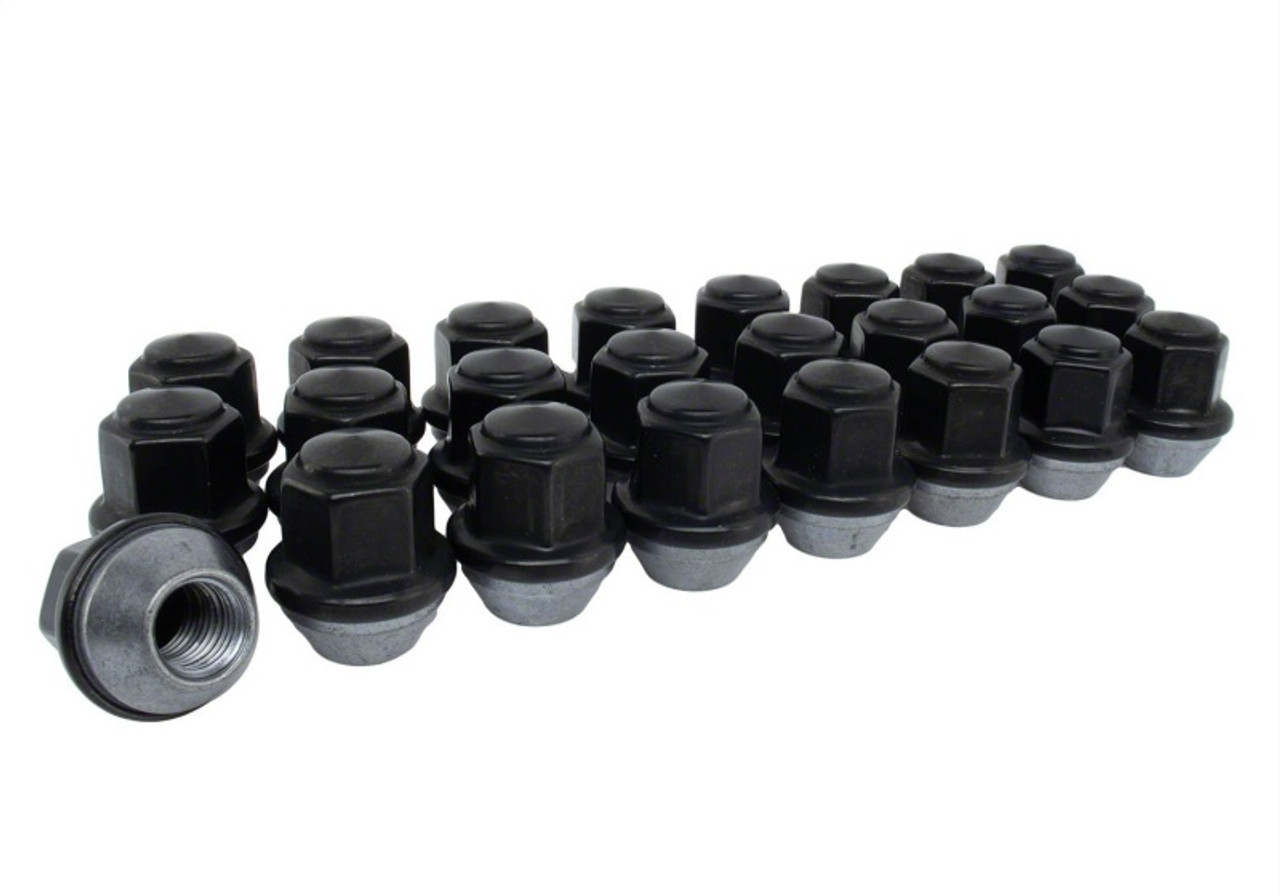 Ford Racing M12 x 1.5 Black Lug Nut - Set of 24 - M-1012K-BR