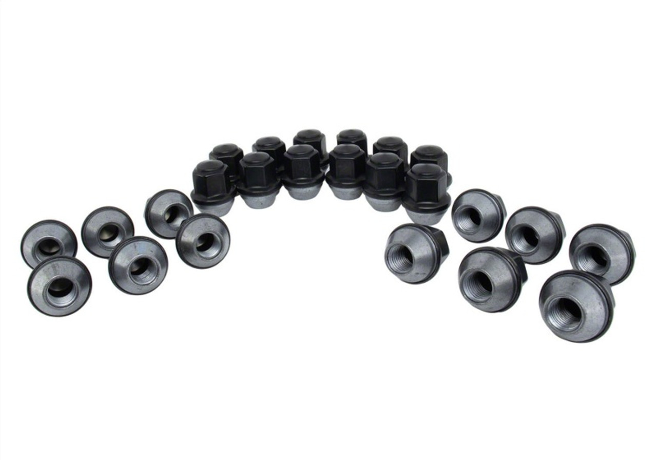 Ford Racing M12 x 1.5 Black Lug Nut - Set of 24 - M-1012K-BR