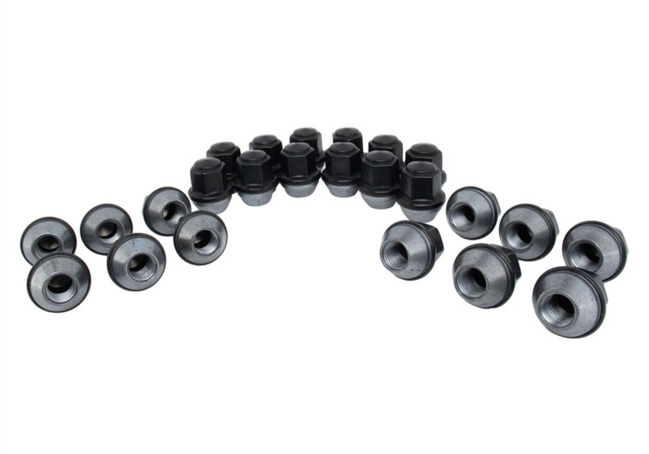 Ford Racing M12 x 1.5 Black Lug Nut - Set of 24 - M-1012K-BR