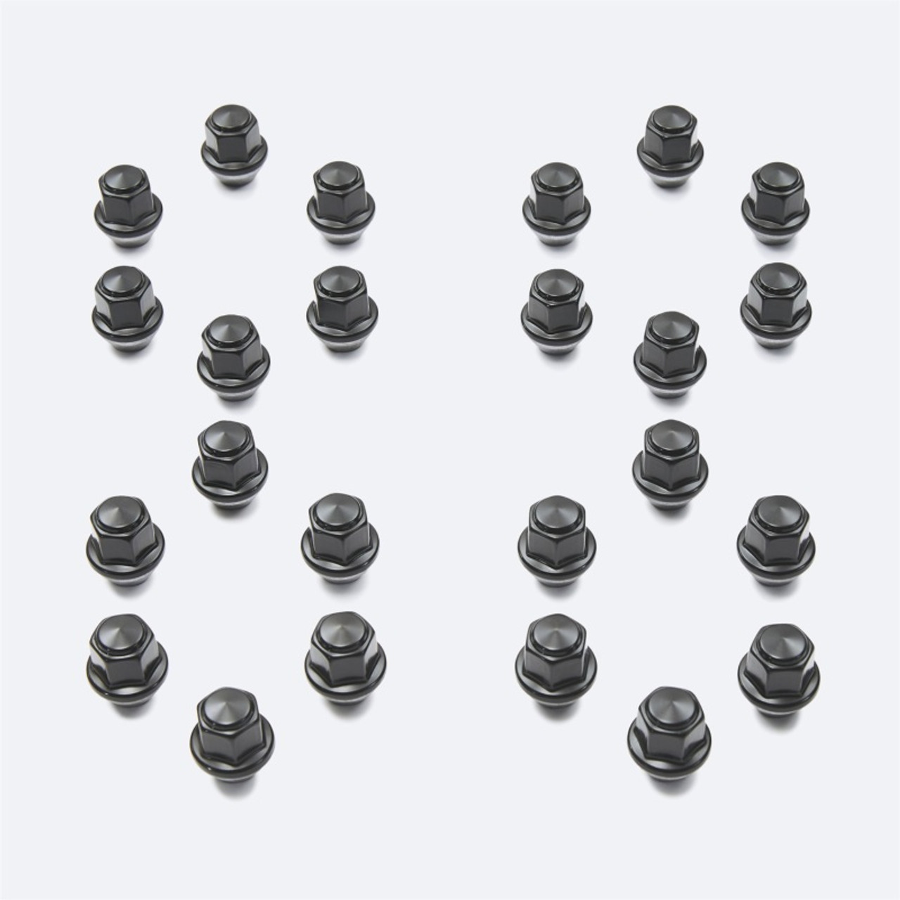 Ford Racing M14 x 1.5 Black Lug Nut - Set of 24 - M-1012K-F15B