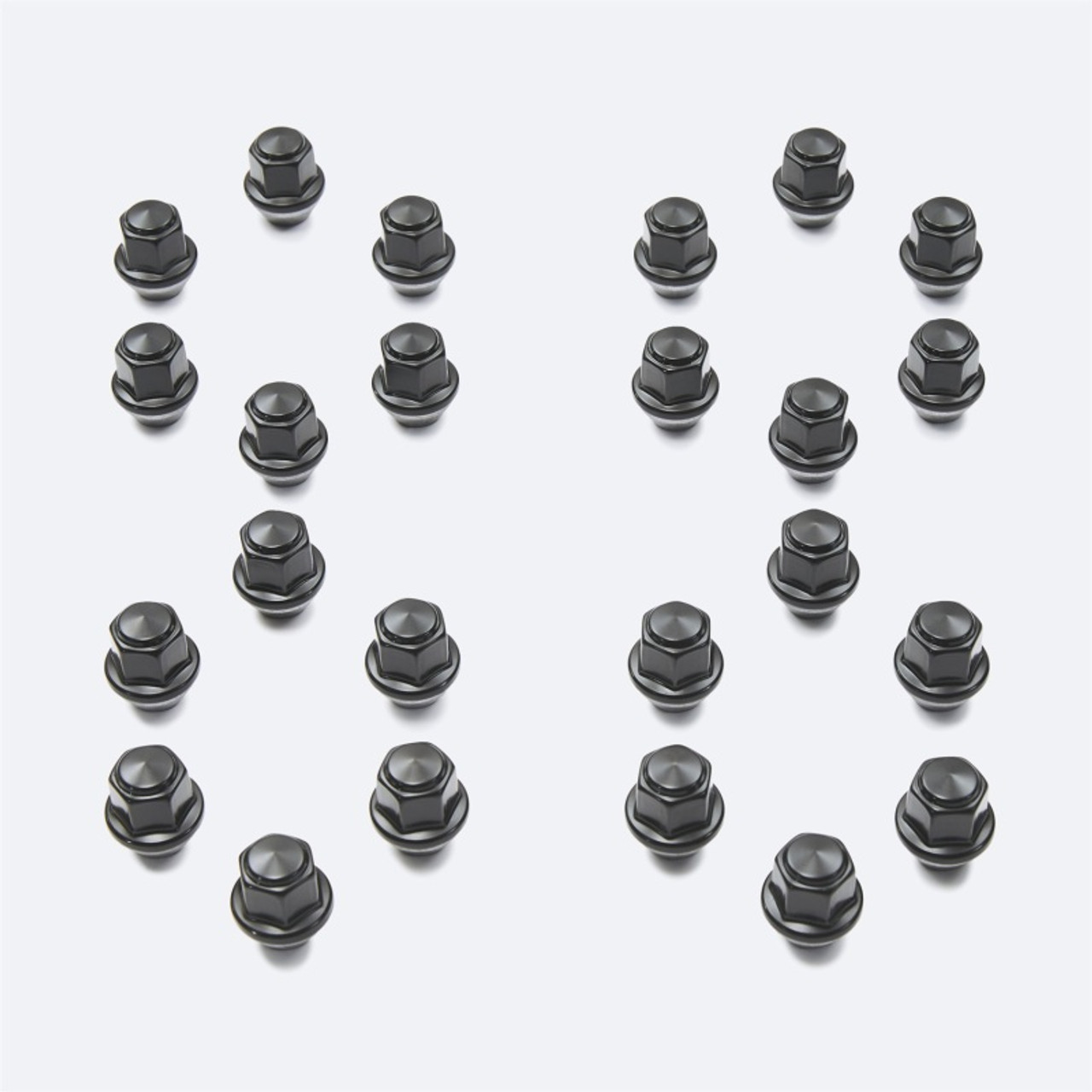 Ford Racing M14 x 1.5 Black Lug Nut - Set of 24 - M-1012K-F15B
