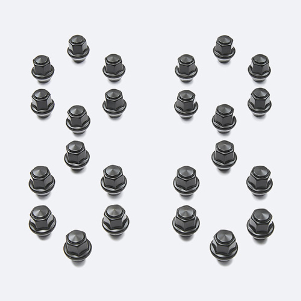 Ford Racing M14 x 1.5 Black Lug Nut - Set of 24 - M-1012K-F15B