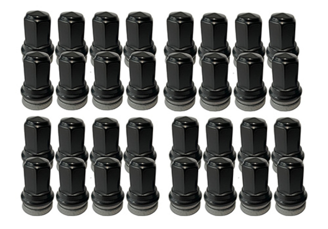 Ford Racing M14 x 1.5 Black Lug Nut - Set of 32 - M-1012K-SB