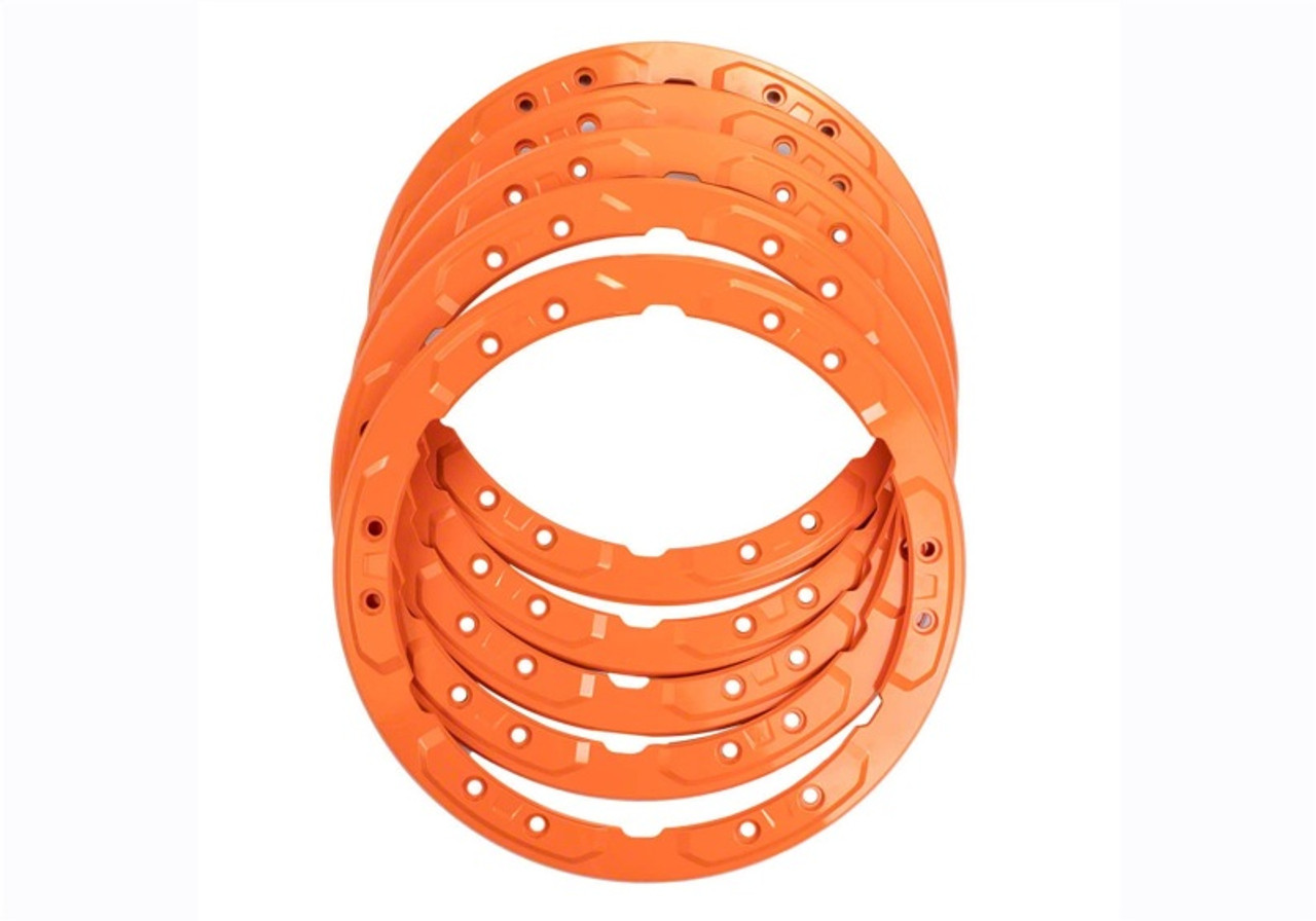 Ford Racing 2021+ Ford Bronco Functional Bead Lock Ring Kit - Orange - M-1021K-BLO