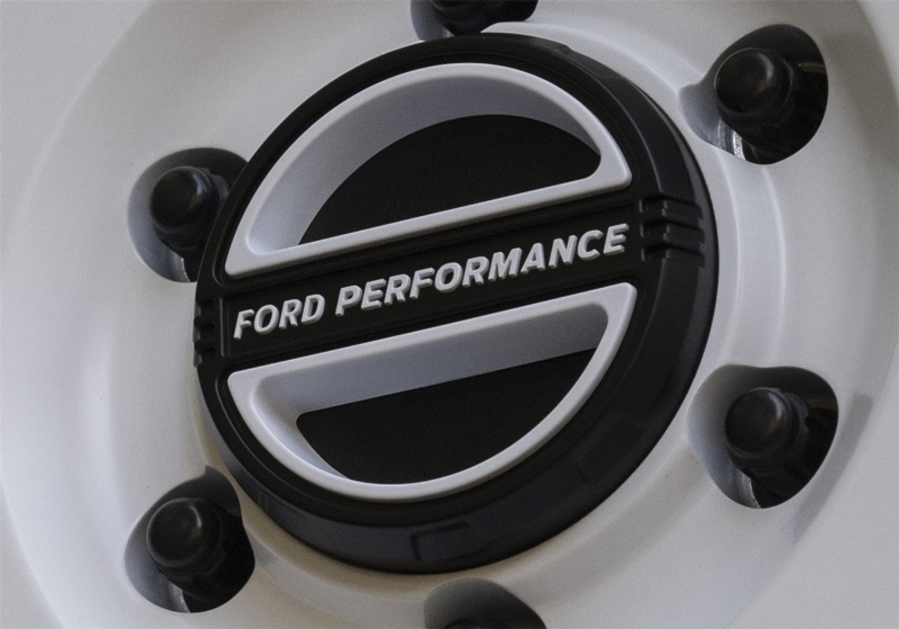 Ford Racing Bronco Method Center Cap - Oxford White - M-1096-FPMW
