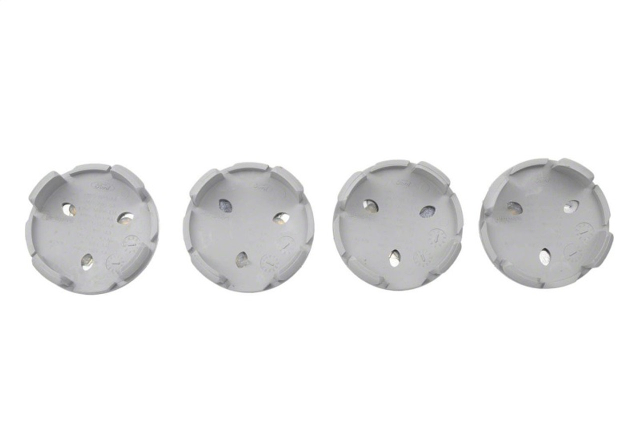 Ford Racing Ford Car Black & Chrome Wheel Center Cap Kit - Satin - M-1096K-BCS