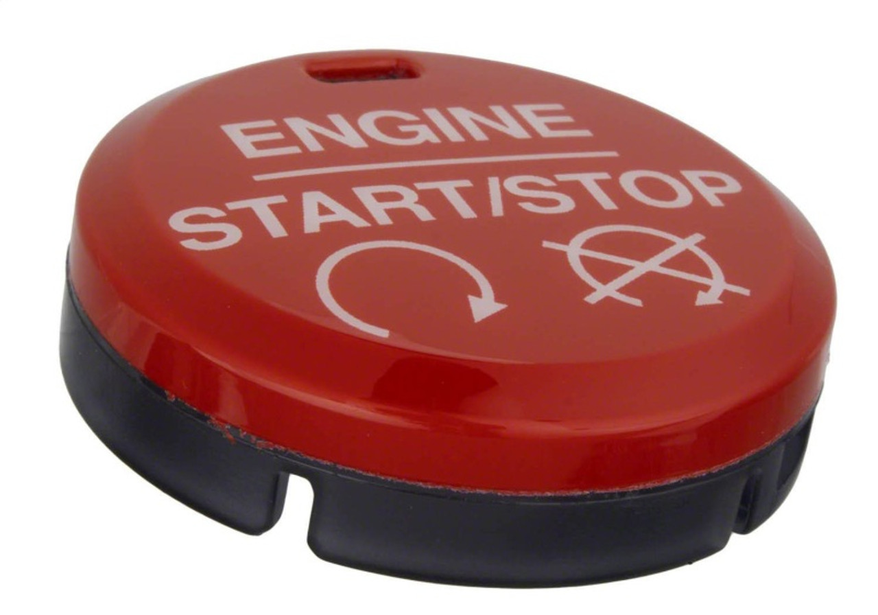 Ford Racing 15-17 Mustang Red Starter Button Installation Kit - M-10B776-MR