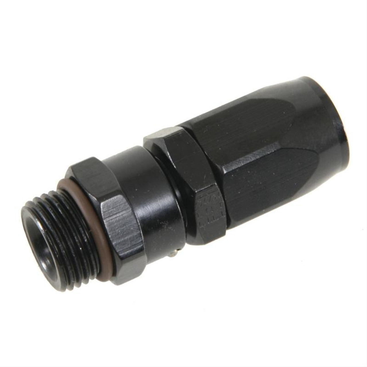 Fragola -12AN Straight x 1 5/16 - 12 (16) Hose End - Black - 180122-BL