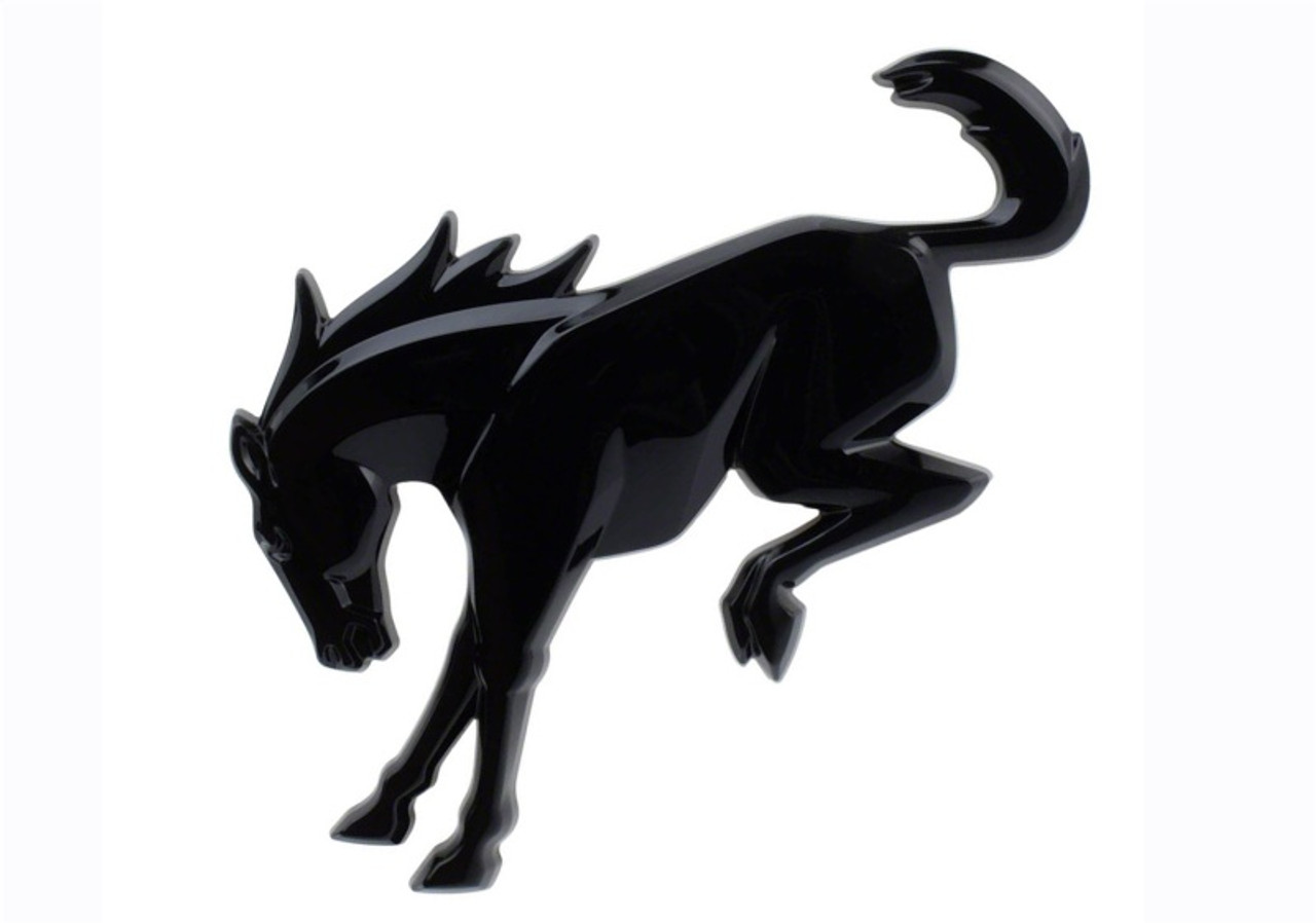 Ford Racing 2021 Bronco Rear Emblem - Black - M-1447-BRB